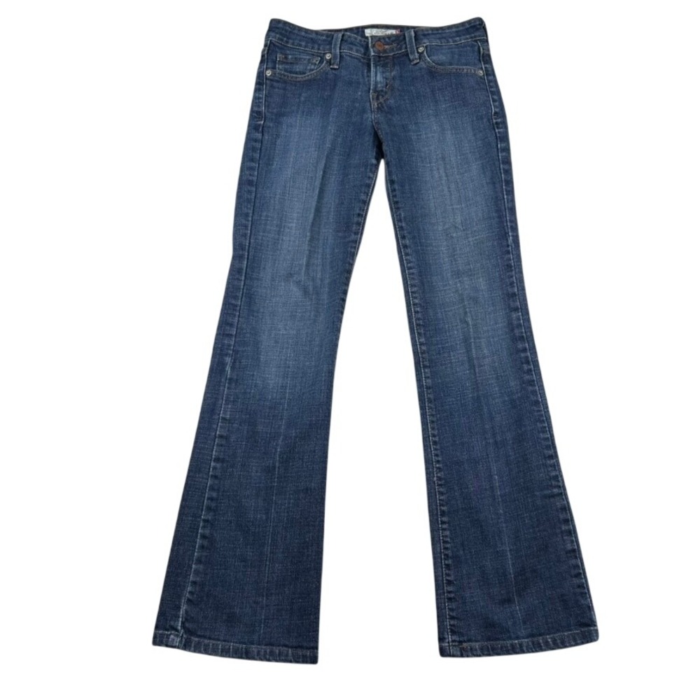 Levis 545 Low Boot Cut Jeans Womens 4 Y2K Flare Stretch Low Brittney Denim